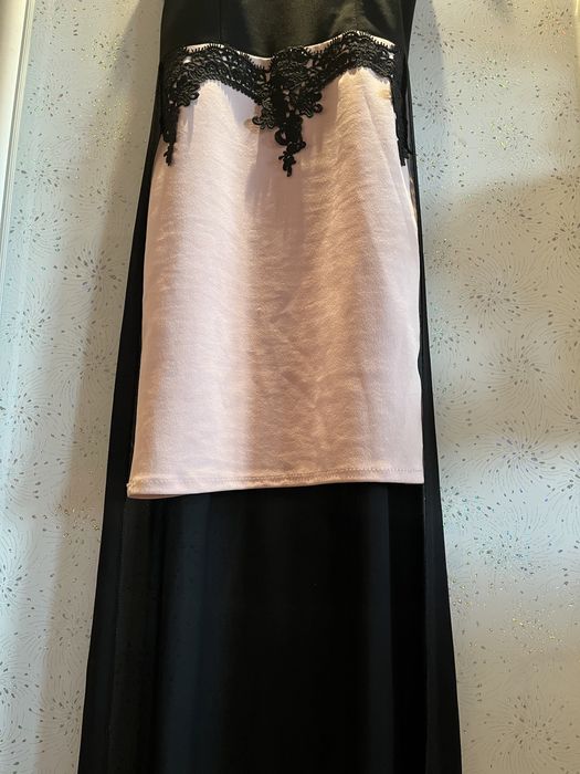 Rochie scurta cu trena