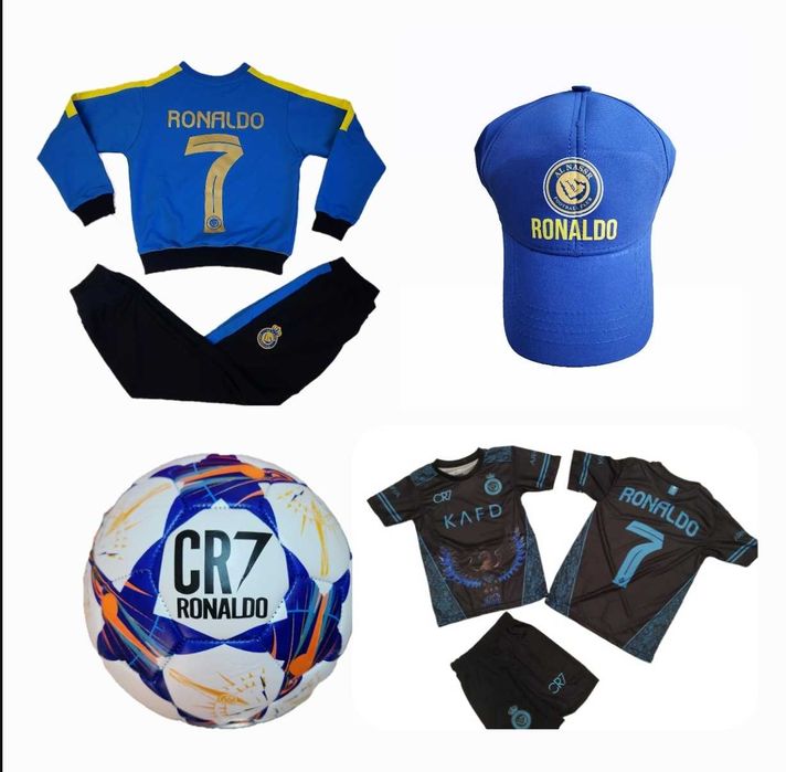 Анцуг Роналдо Кр7 син ал насър ново сезон 24 25г комплект детско