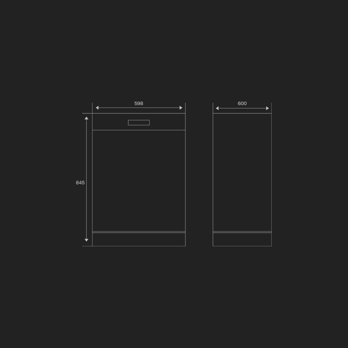 Посудомоечная машина Hofmann DW-159TBS/HF