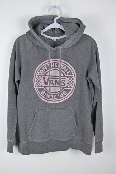 Hanorac Vans S – gri, Off The Wall, skatewear premium