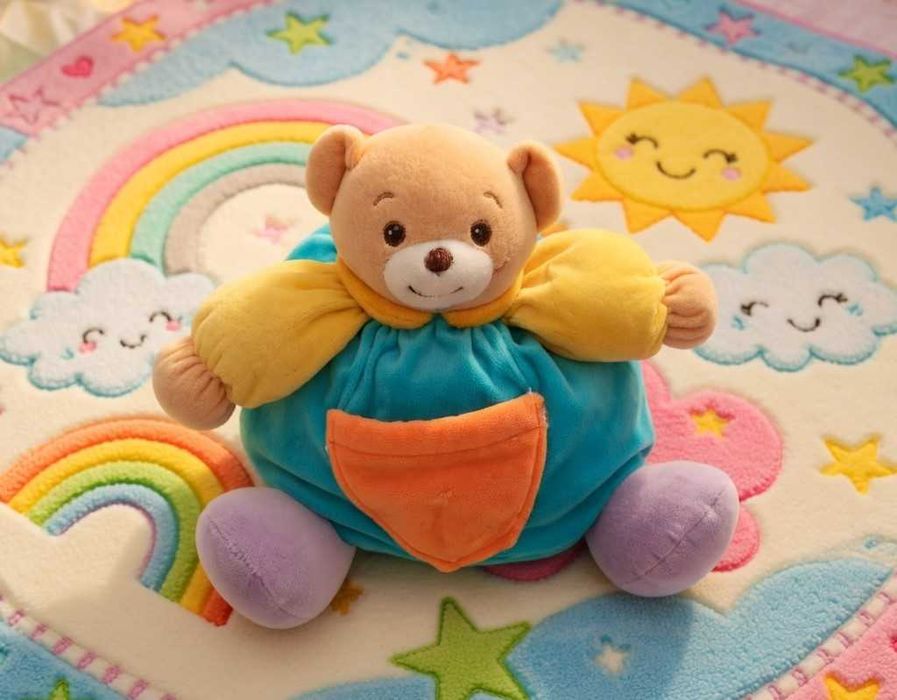 Музикална въртележка на Fisher Price , активна гимнастика , бебешки вещи