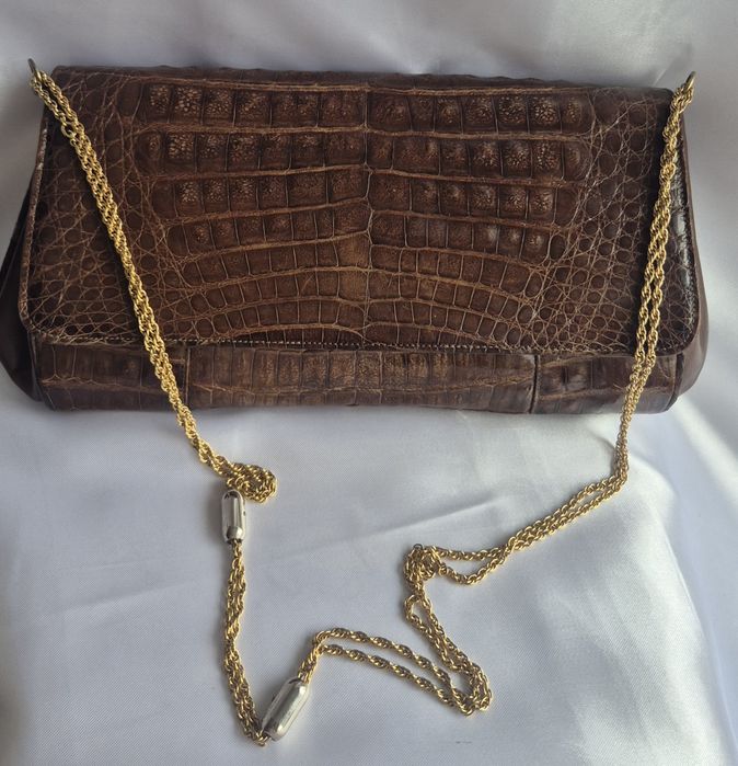 Geanta vintage crocodil/aligator