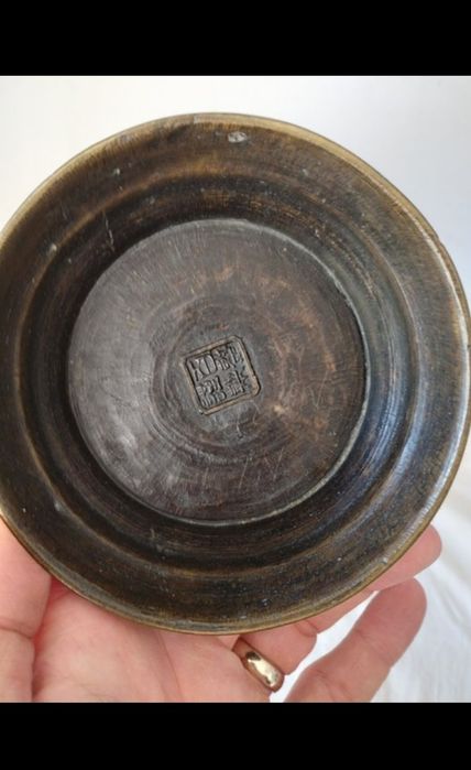 2 vaze japoneze vechi, bronz și email cloisonné, Meiji, 33 cm