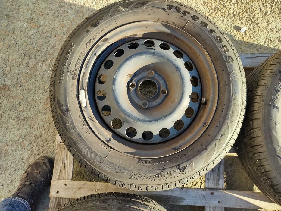15 джанти 4х100 Opel Astra G Combo C et49 гуми 195/60/15