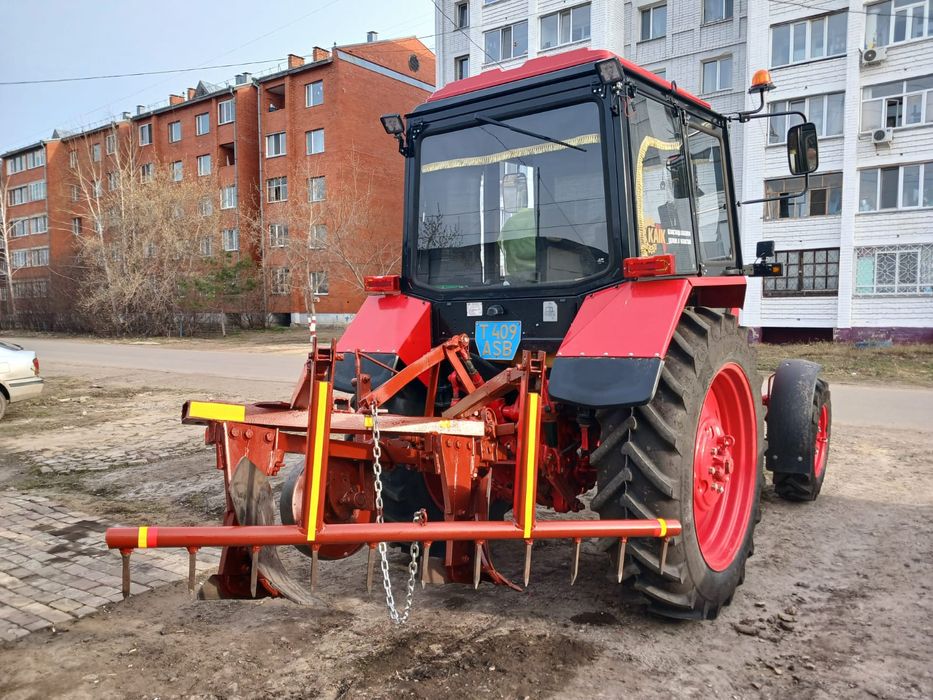 Вспашка участков плугом