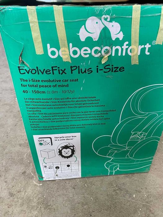 Стол за кола Bebe Confort Evolve Fix I-Size - Black