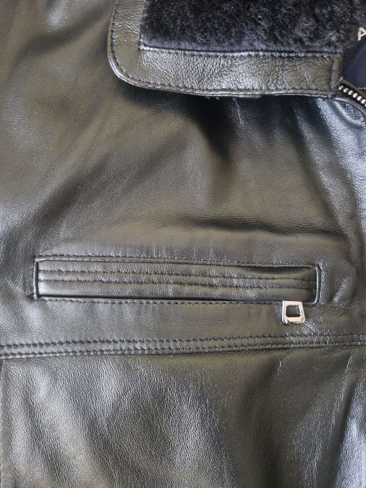 Мъжко кожено зимно яке