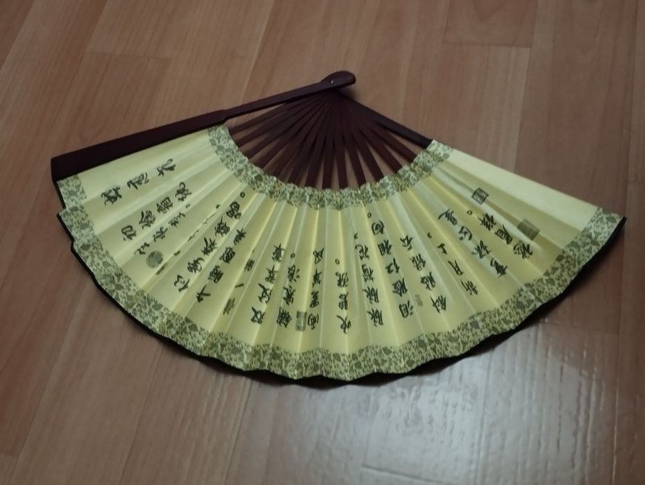 Подсвечник синий, тройной,веера