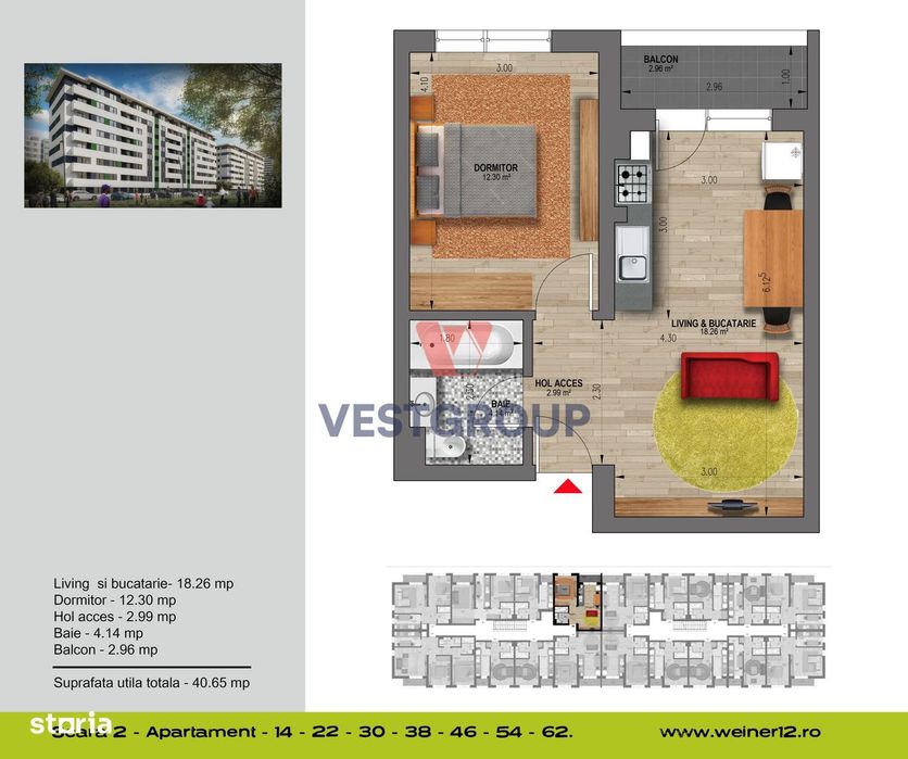 Apartament 2 Camere Weiner Residence Militari Direct Dezvoltator VEST