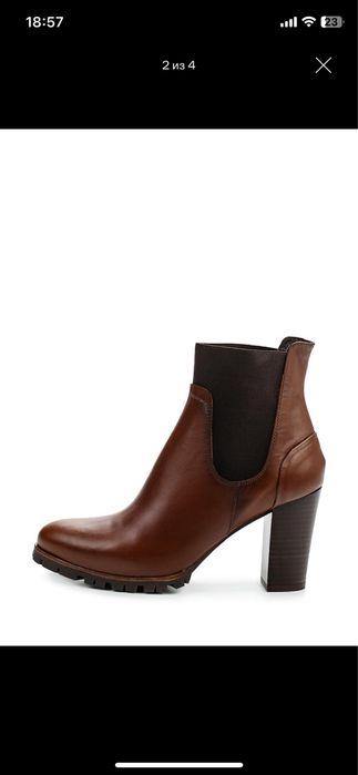 Ботинки 38 рр кожа демисезон