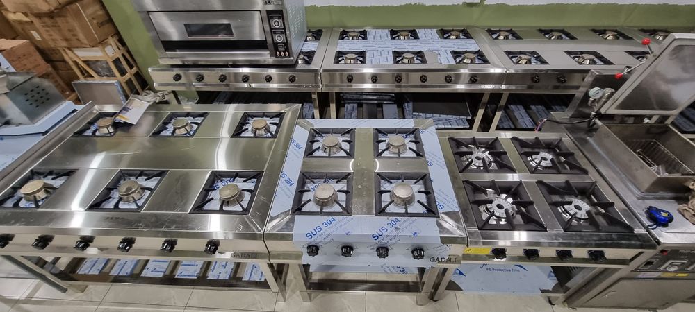 Газовая плита 6 va 4 конфорочная gaz pilita piramoy sikilat