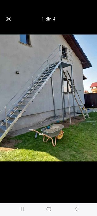 Scari zincate pe comanda