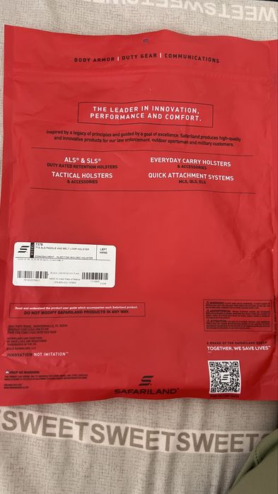 Holster Safariland 7378 RDS