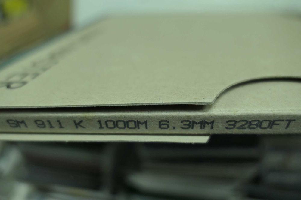 Banda Magnetofon AMPEX 478 2500ft 456 EMTEC SM911 ORWO Typ 106 500m