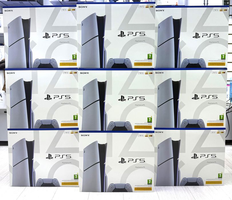 Новые! Sony Playstation 5 Slim CD 1TB / /PS5/ Плейстейшен приставка !