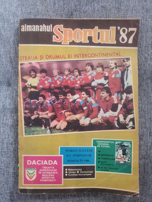 Almanah Sportul 1987 si 1986 Bucuresti Sectorul 3 • OLX.ro