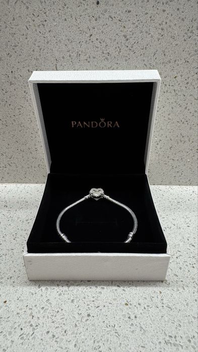 Сребърна гривна Pandora Infinity Heart