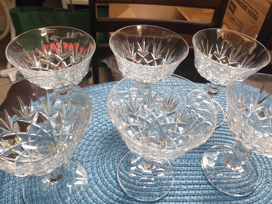 Set de 6 pahare  cupe din cristal