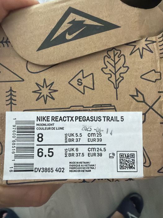 Nike Pegasus trail 5 gtx 25см/39номер