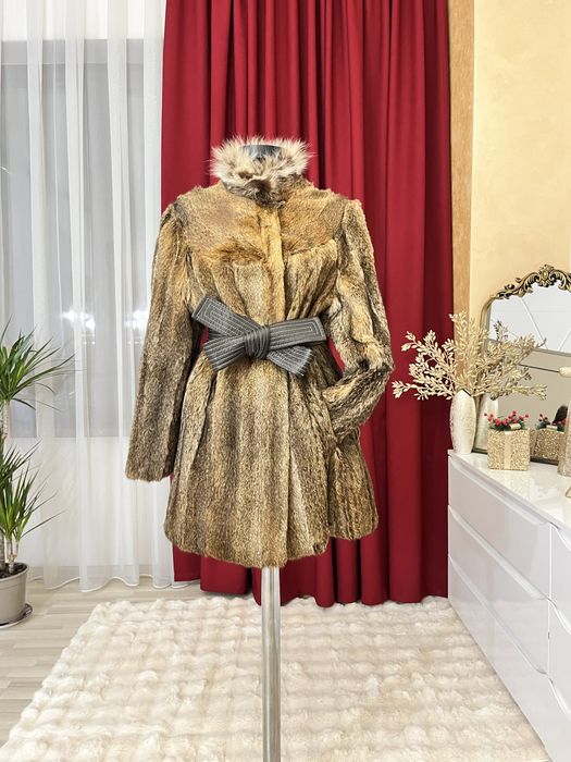 Haina din blana naturala de Lynx marimea M