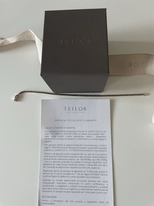 Vand bratara tenis de la Teilor