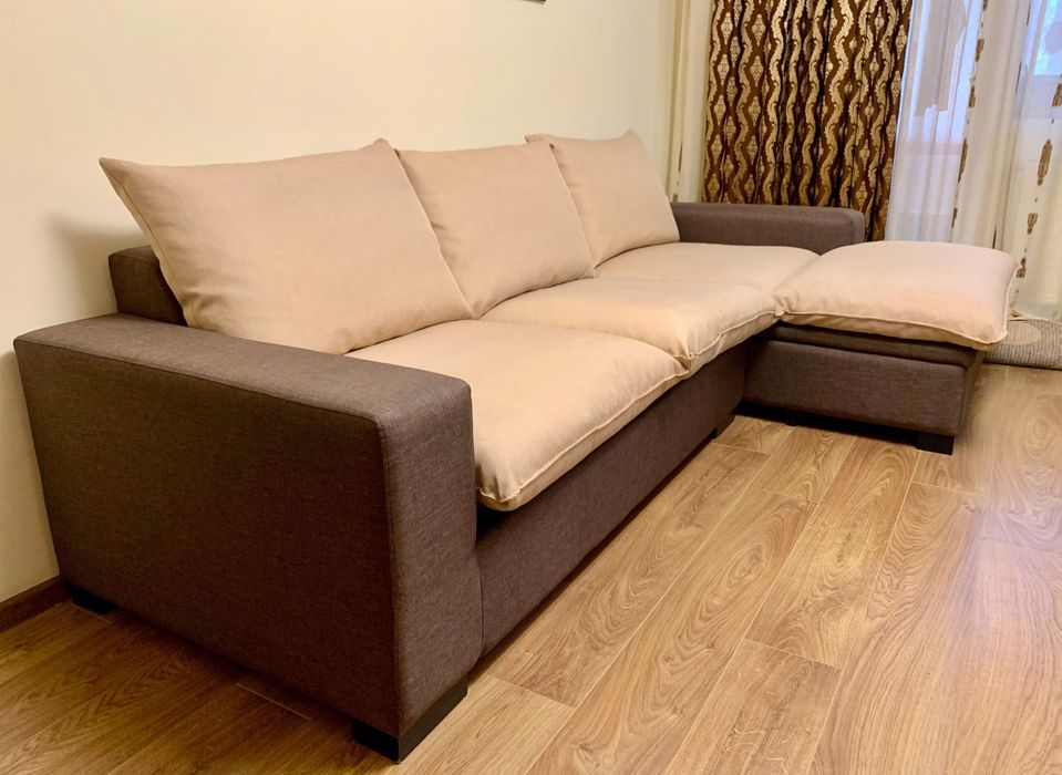 Vand coltar extensibil lux, din bumbac, stare excelenta