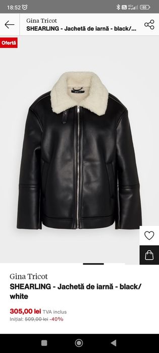 Jacheta de iarna Gina Tricot