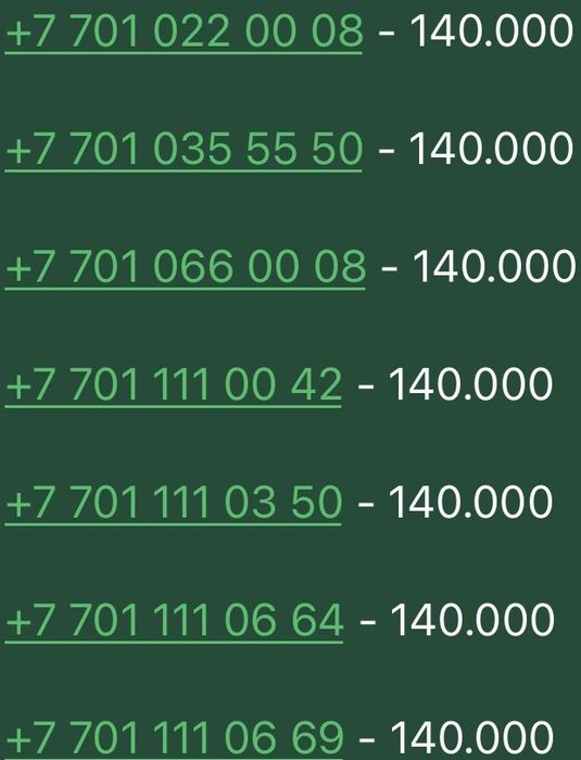 Продам VIP номера