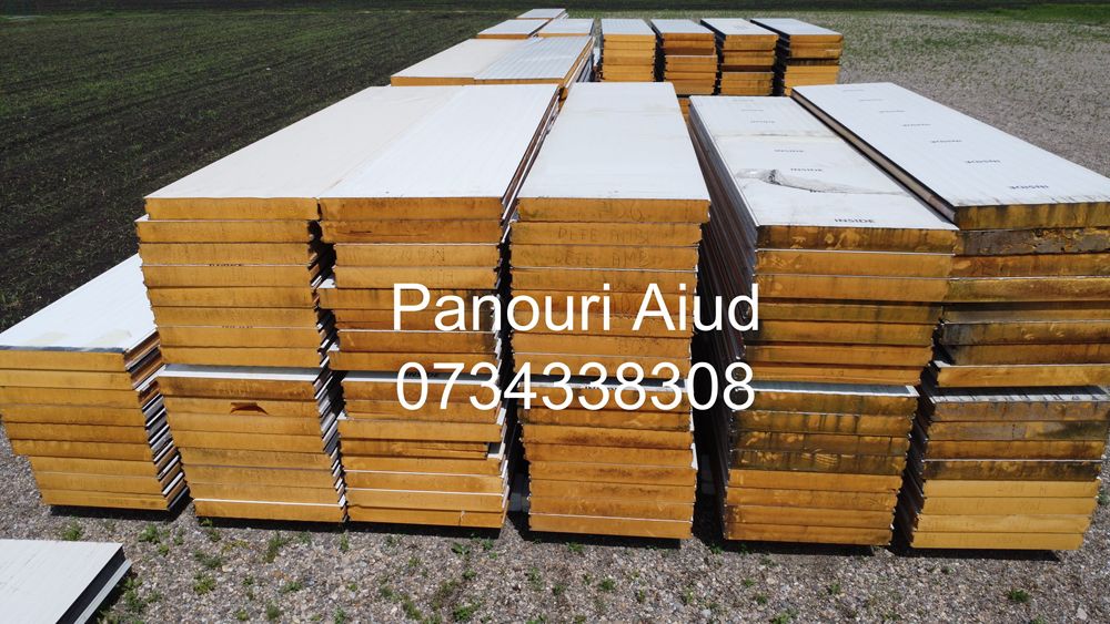 Panouri termoizolante tip sandwich 12-16cm - direct din depozit