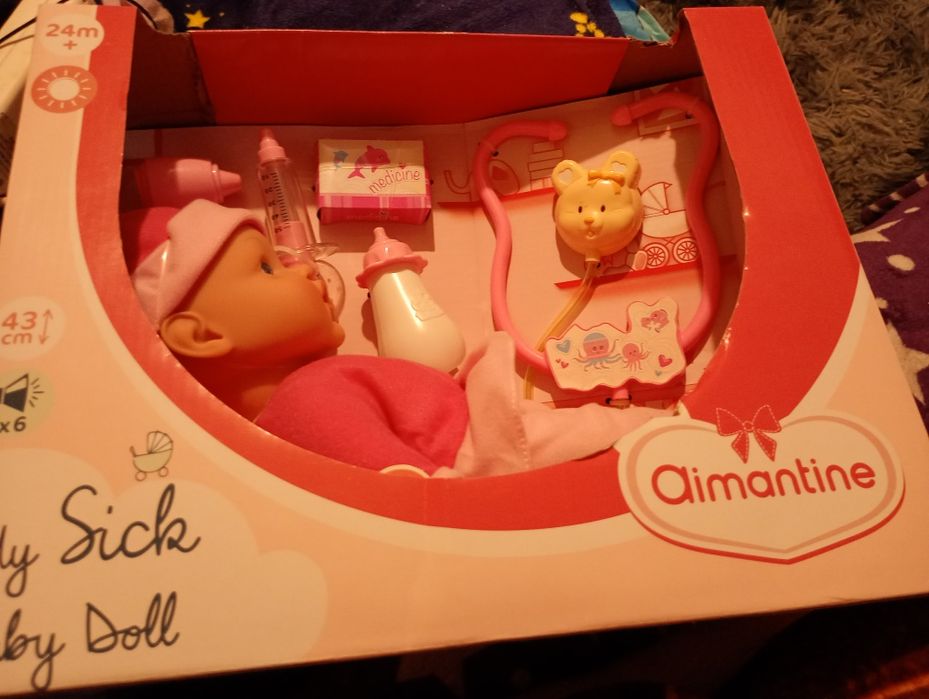 Păpușă bebeluș interactivă – set doctor (43 cm)
Vând păpușă bebeluș in