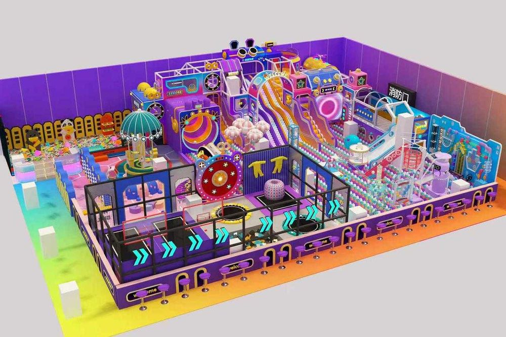 Детский лабиринт, детский игровой парк.