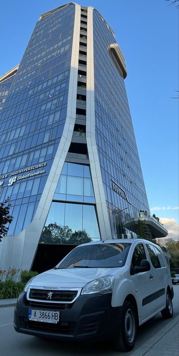 Peugeot Partner 2018г Товаропътник 5 места дълга база, РЕАЛ.КМ.ОТЛ.