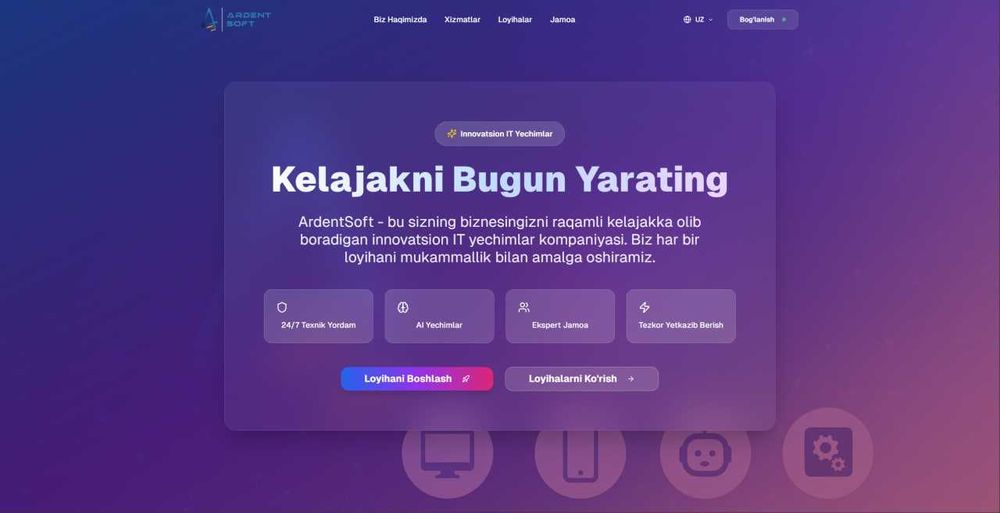 ArdentSoft IT kompaniyasi.