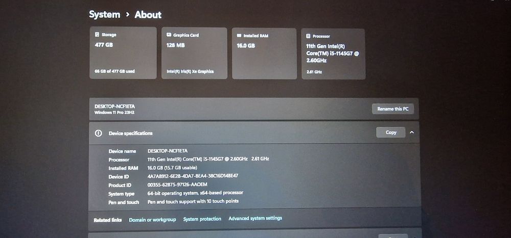 Laptop HP EliteBook x360 830 G8/16GB RAM/512GB nVME