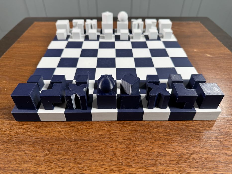 Шахмат в стил Bauhaus КК012