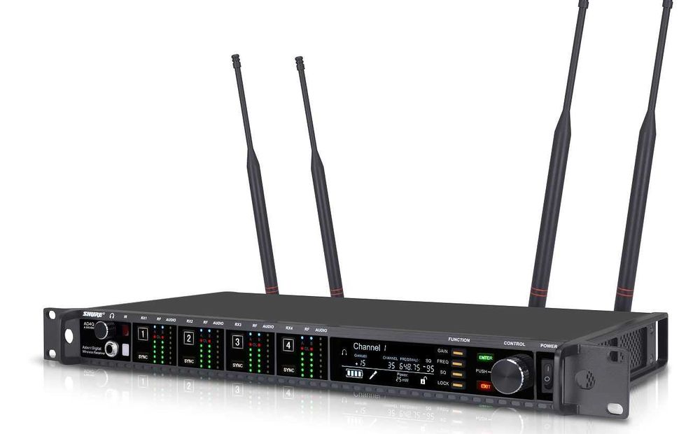 Wireless 4 microfoane SHURE AD4Q/BETA 58A microfon [nu slx, blx, qlx d, ulx d, ulx-d, qlx-d] CLONA
