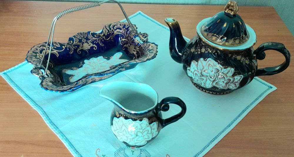 Чайный набор Трио Кобальт