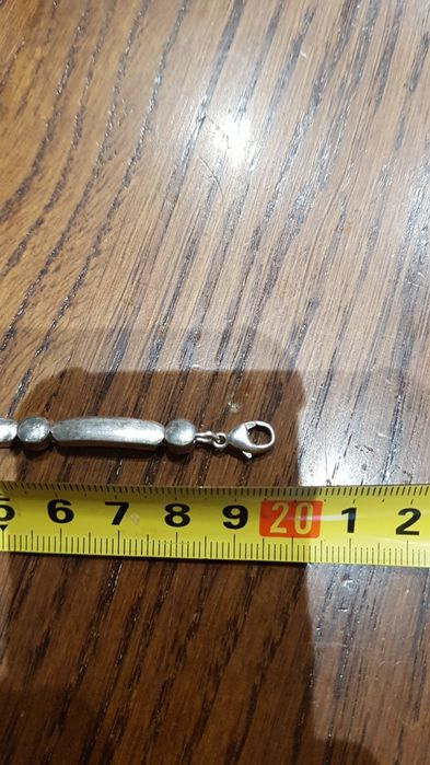 C Bratara argint masiv 925 italy unisex 19.5 cm,stare perfecta