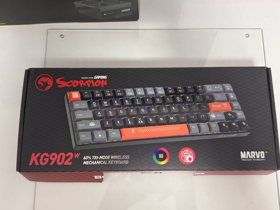 Vand tastatura mecanica marvo model KG902w