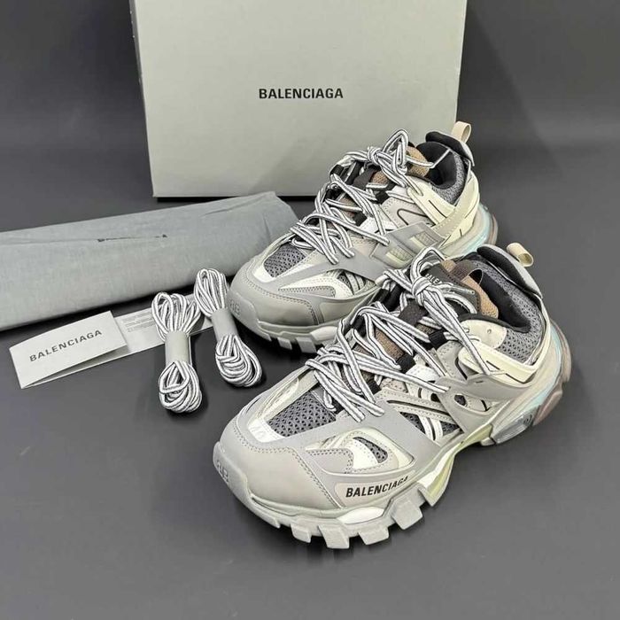 Balenciaga Track Sneaker "Grey/White"