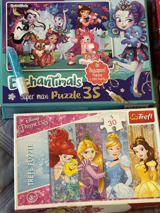 Набор пазлов для девочки !