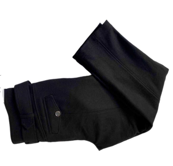 Burberry Brit Superbi Pantaloni Lana 3/4 Negru Creion Original UK