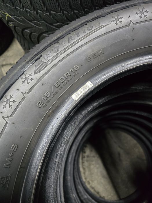 4x 215/60/16 M+S DUNLOP 2019 Stare excelentă