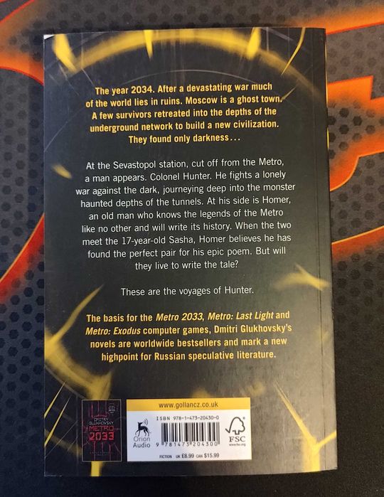 Colectie carti engleza Metro - Metro 2033, Metro 2034, Metro 2035
