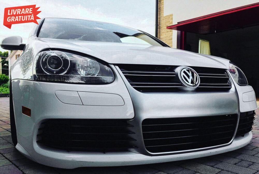 Grila Centrala VW Golf 5 V (2003-2007) R32 Design Brushed Aluminium