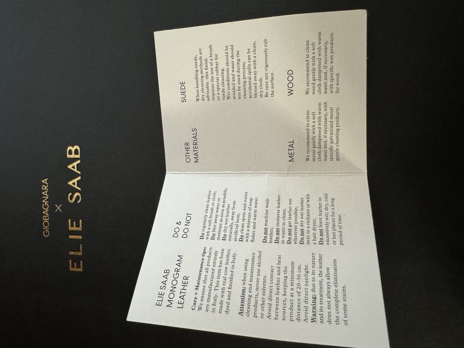 Tava piele Elie Saab - Giobagnara