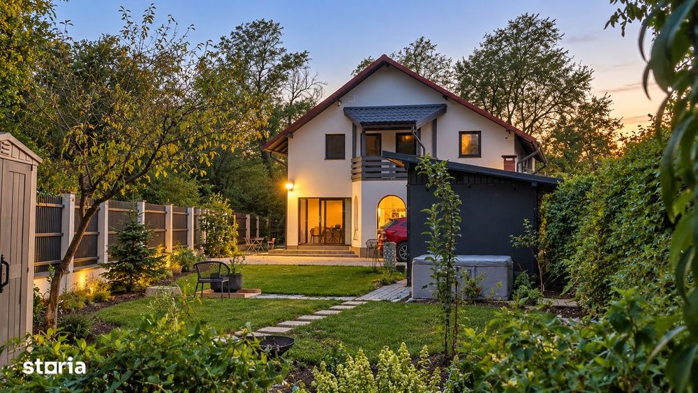 Vila Smart cu Foisor si Curte Amenajata | Snagov