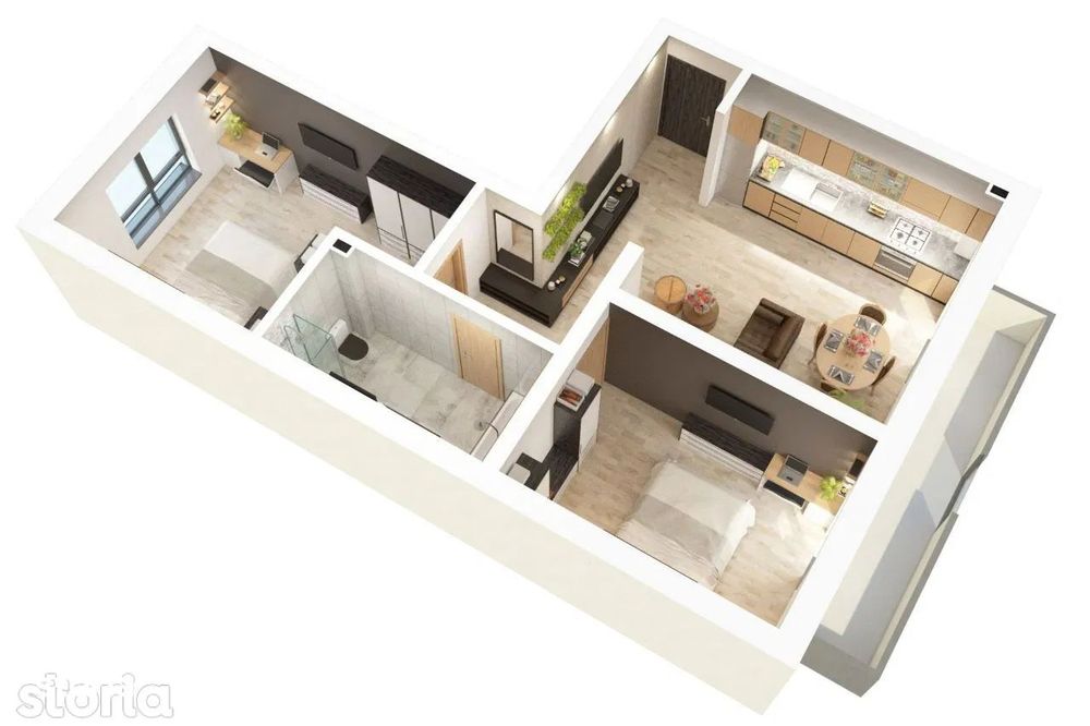 Dezvoltator – 1 RESIDENCE, apartament 3 camere Dna. Stanca