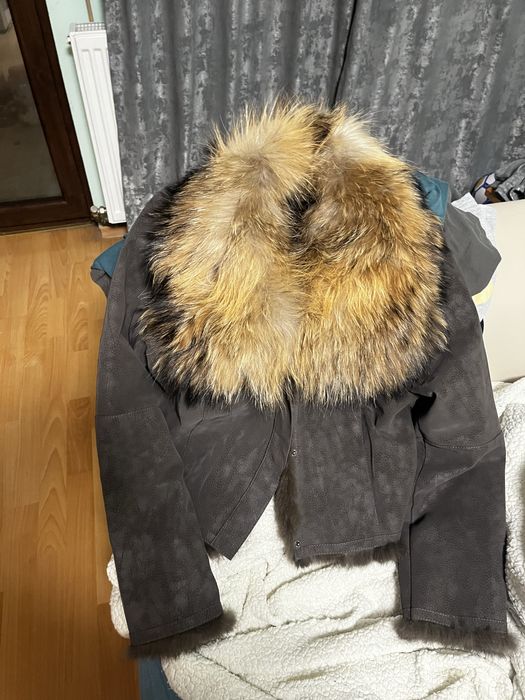 Яке от естествена кожа и косъм