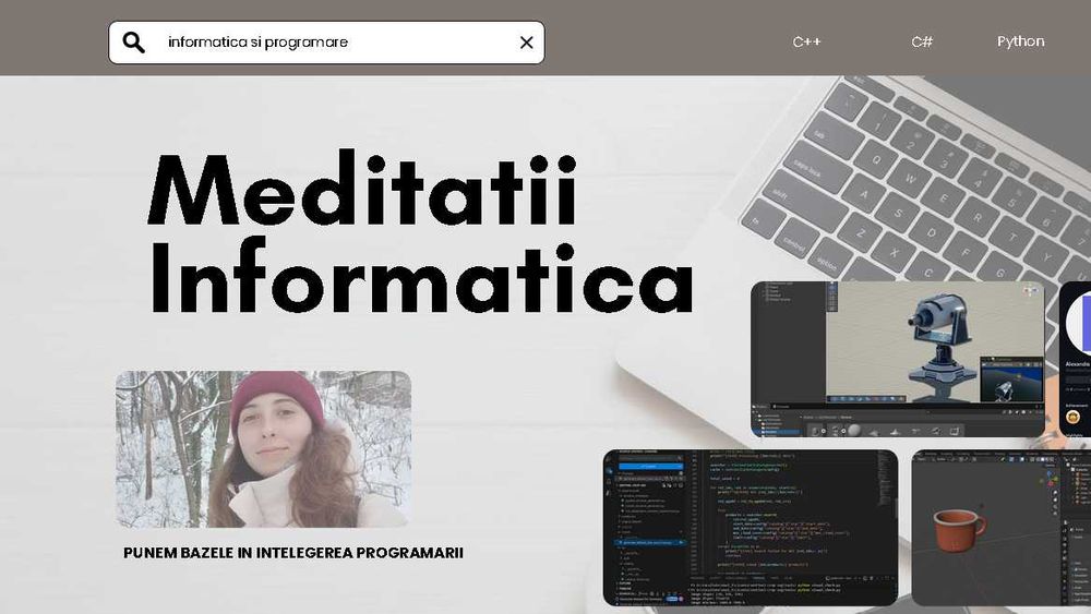 Meditații informatică | clasele 5 - 12 | Bacalaureat | Online